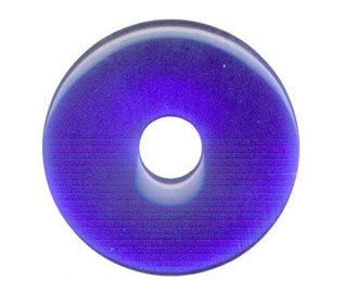 35MM DONUT CAT'S EYES BLUE